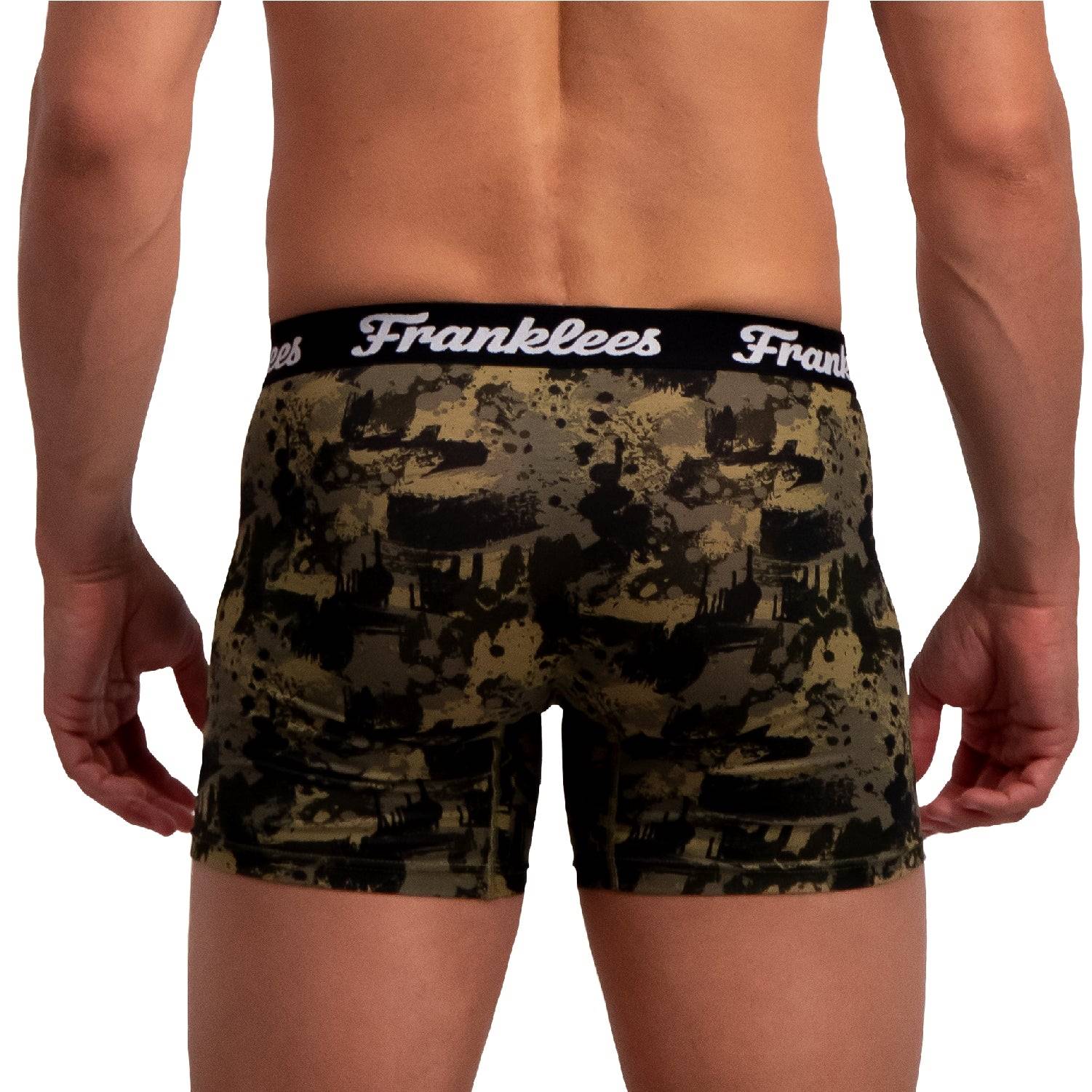 Shop Mens Long Leg Trunks Camo Franklees Underwear