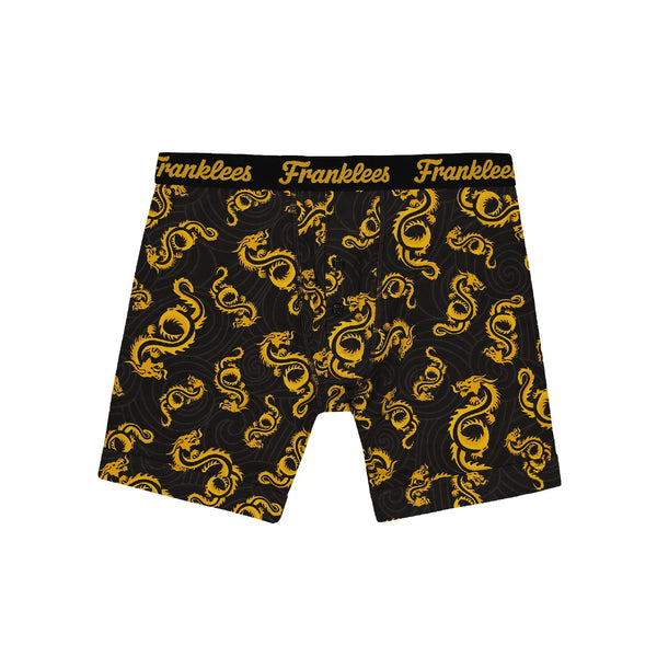 Button Fly Boxer Brief | Soft Cotton | Dragon