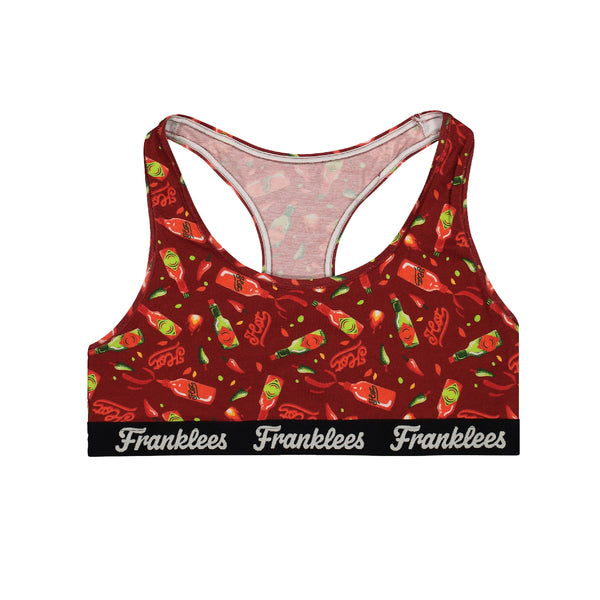 Racerback Bralette | Soft Cotton | Hot Sauce