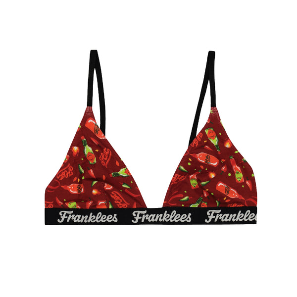 Triangle Bra | Soft Cotton | Hot Sauce