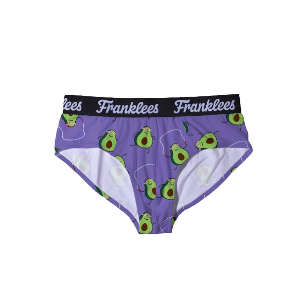 Premium Photo  Womens underwear briefs and half avocado with seed