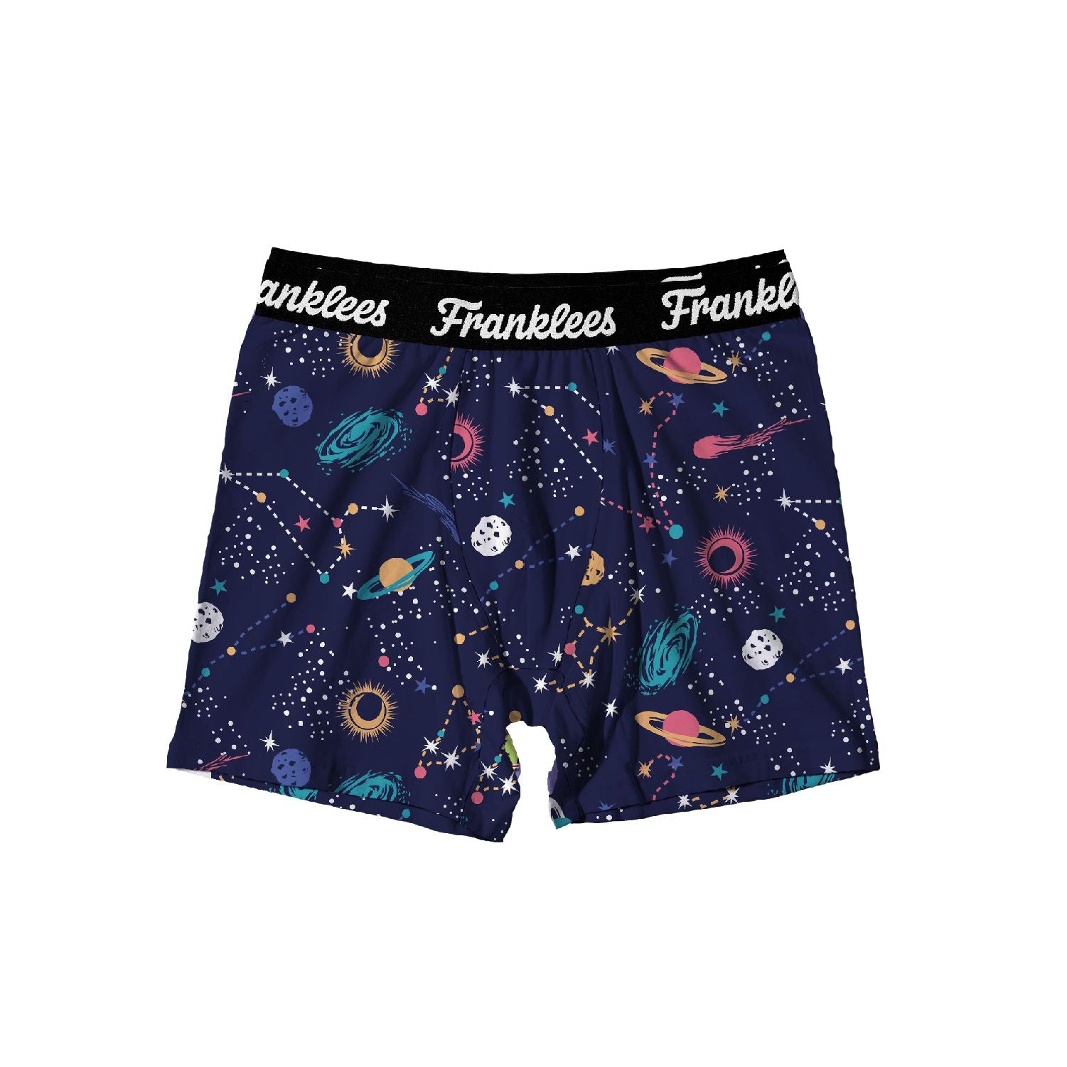 Shop Mens Long Leg Trunks-Galaxy – Franklees Underwear UK